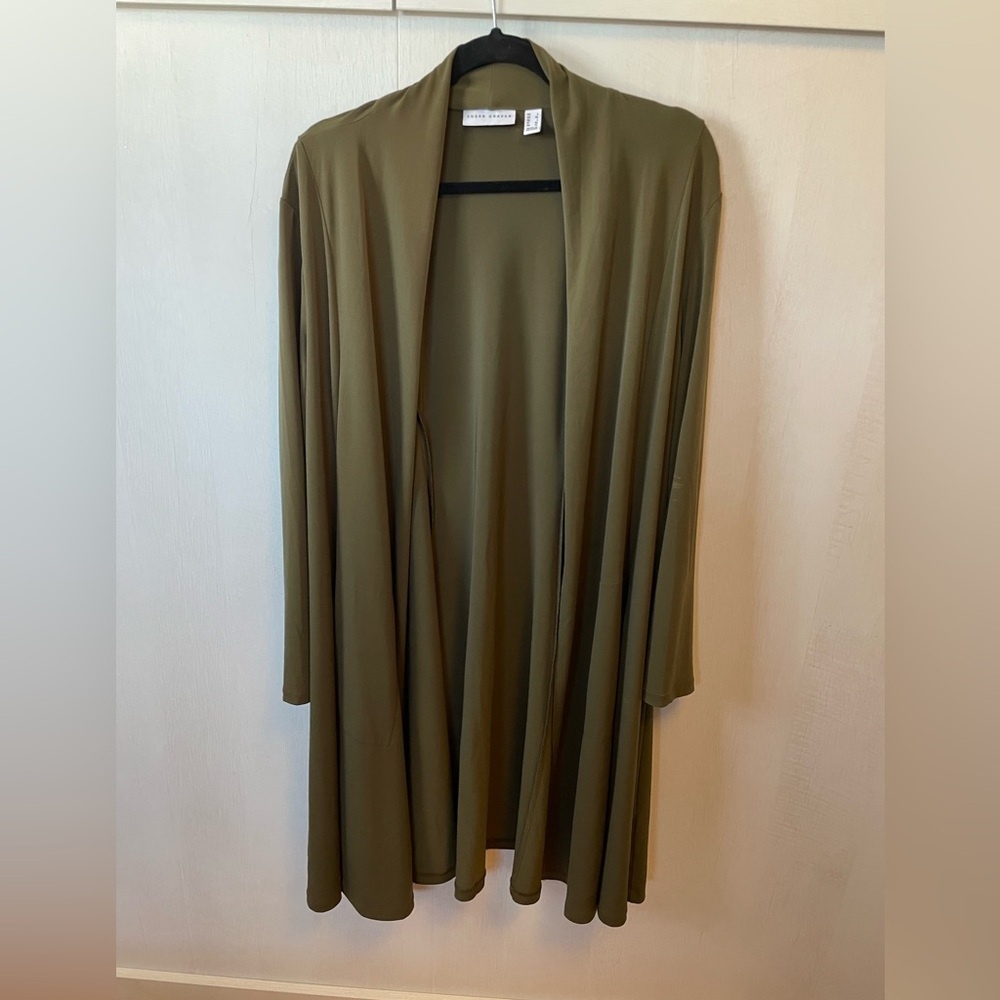 Susan Graver Women's Liquid Knit Duster